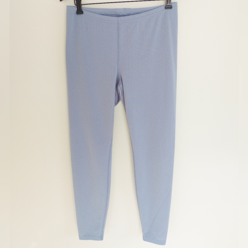 MEC Thermal Base Layer Pants Periwinkle Blue Large Petite T2